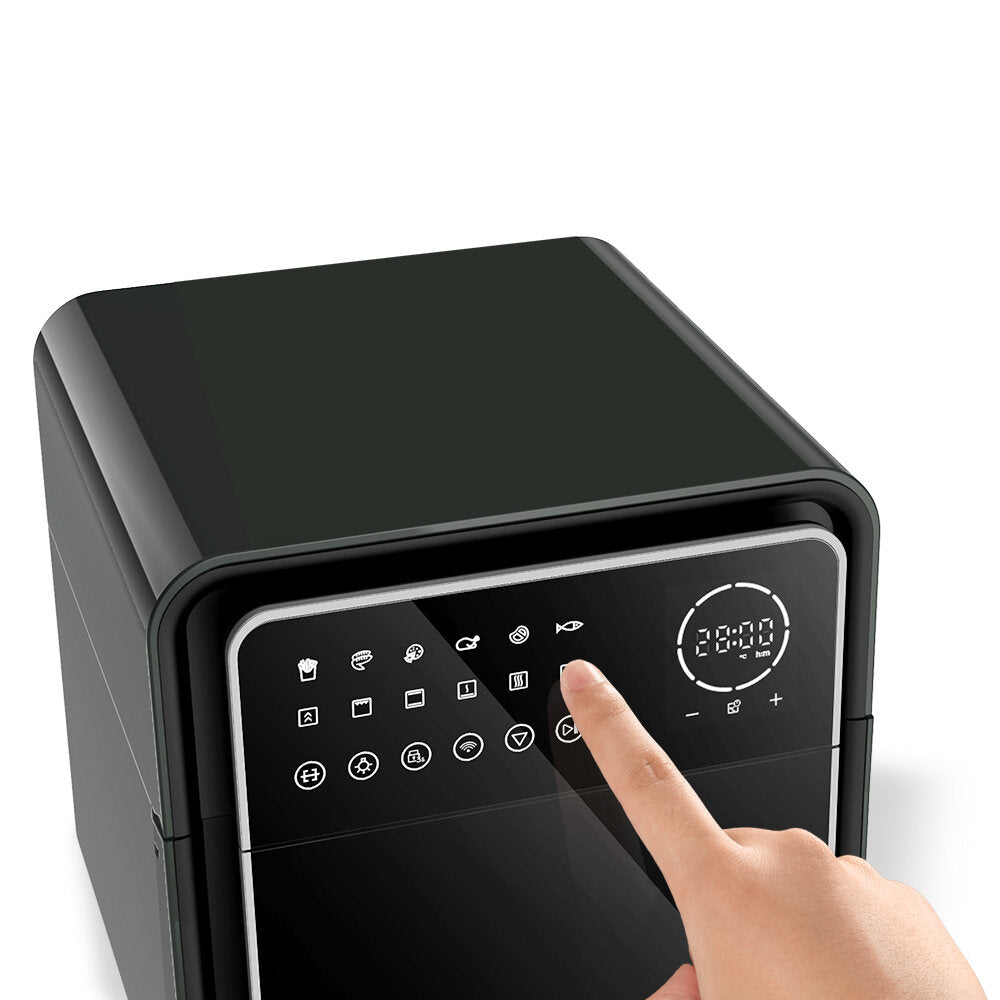 12L Oil Free Smart Air Fryer Dual Heating Element 12 Recipes App/Touch Control Oven