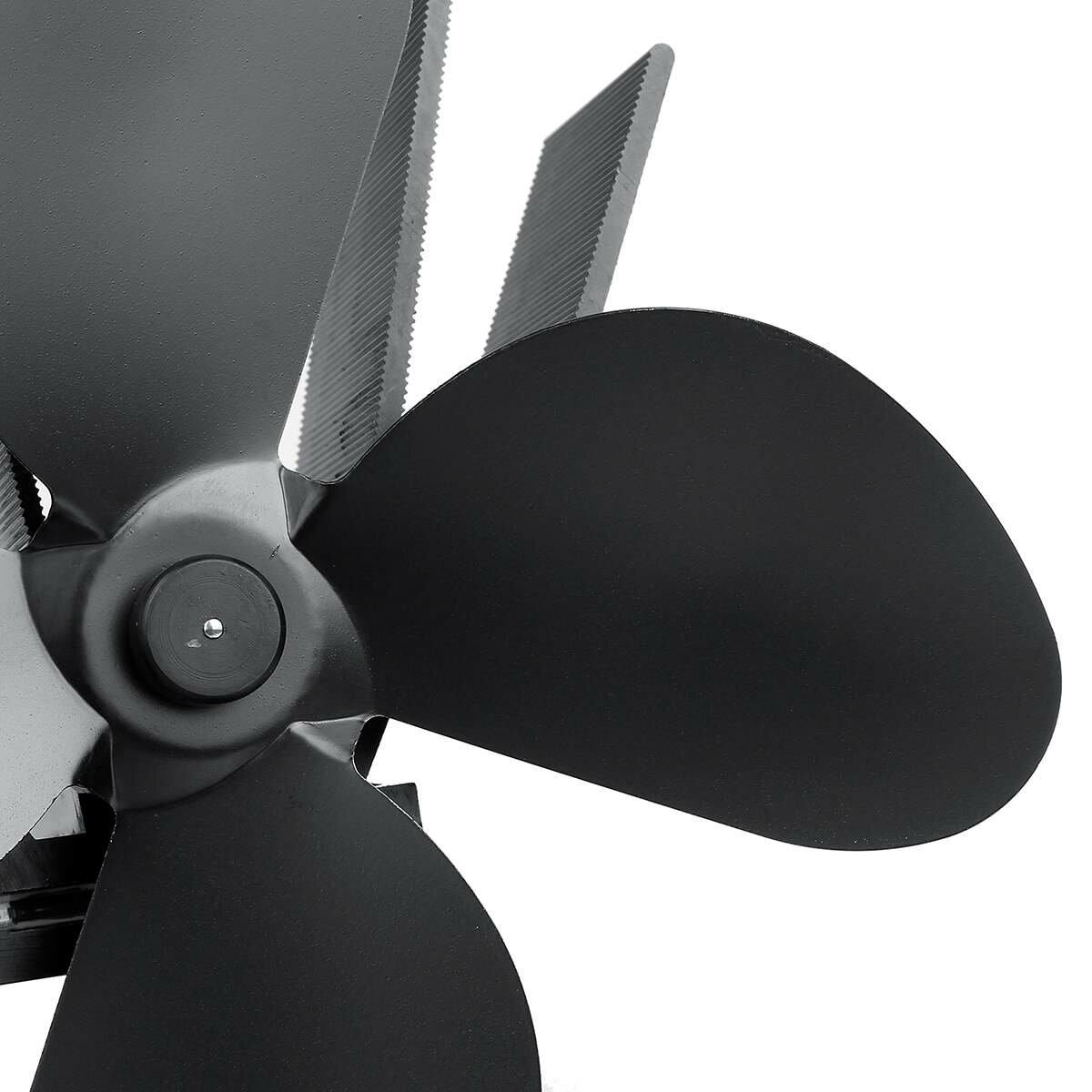4 Blades Fireplace Fan Stove Fan Heated Fan Heat Powered Eco Fan