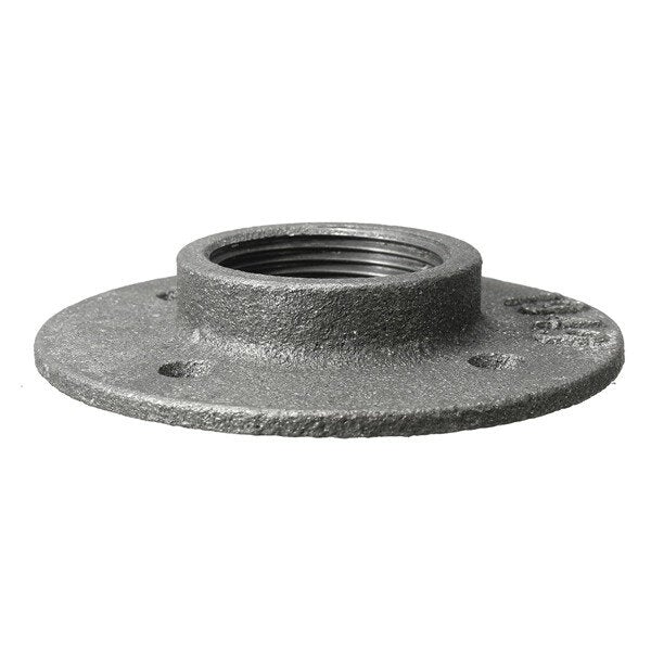 10pcs 1/2 Inch Malleable Iron Floor Flange Steel Iron Pipe Fitting Wall Mount