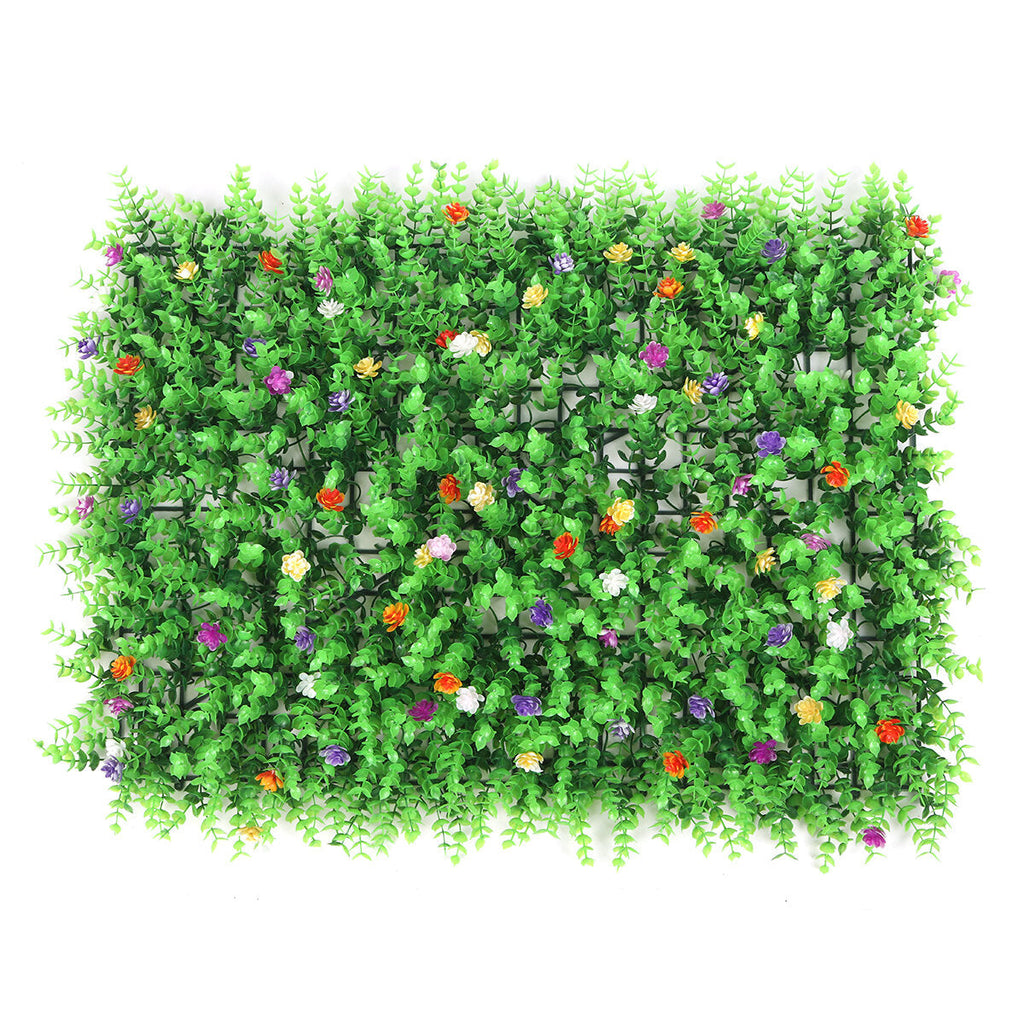40x60cm Artificial Hedge Mat Foliage Plant Wall Fence Grass Greenery Panel Decorations