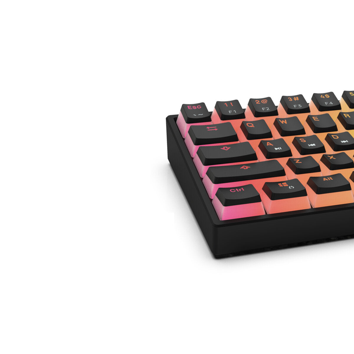 Wired Mechanical Keyboard Optical Switch Pudding Keycaps RGB 68 Keys 65% Hot Swappable Gaming Keyboard