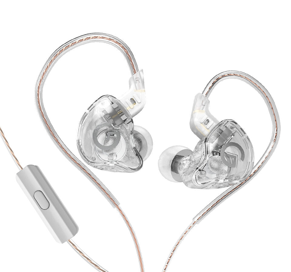 Dynamic In-Ear Wired Earphone Hi-Fi Noice Cancelling Sport Game Earphone Detachable Cable Earplugs Headphone With Microphone