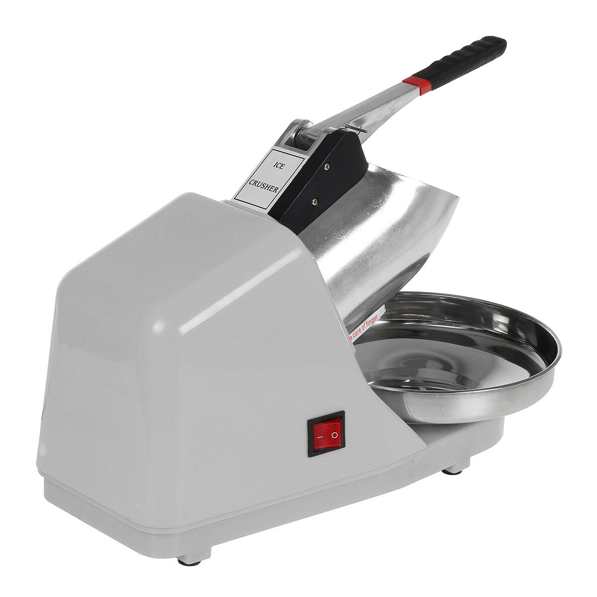 65KG/H 2200R/min Electric Ice Crusher Shaver Commercial Machine Snow Maker