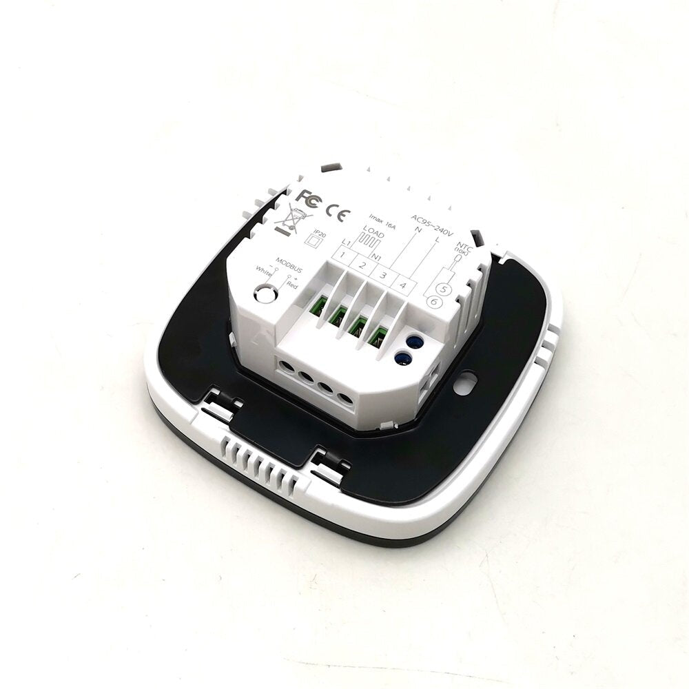 Round Shape Smart WiFi Electric Heating Thermostat Tuya Intellagent App Alexa Voice Control 0.5C Degree Accuracy
