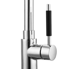 Kitchen Basin Sink Pull Out Faucet Swivel Spout Spray Hot&Cold Water Mixer Tap with LED light