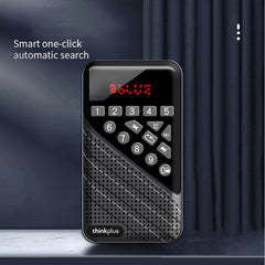Portable Wireless Speaker Smart Radio FM Mini Radio Shortwave Multi-function Bluetooth FM Speaker Support TF U Disk