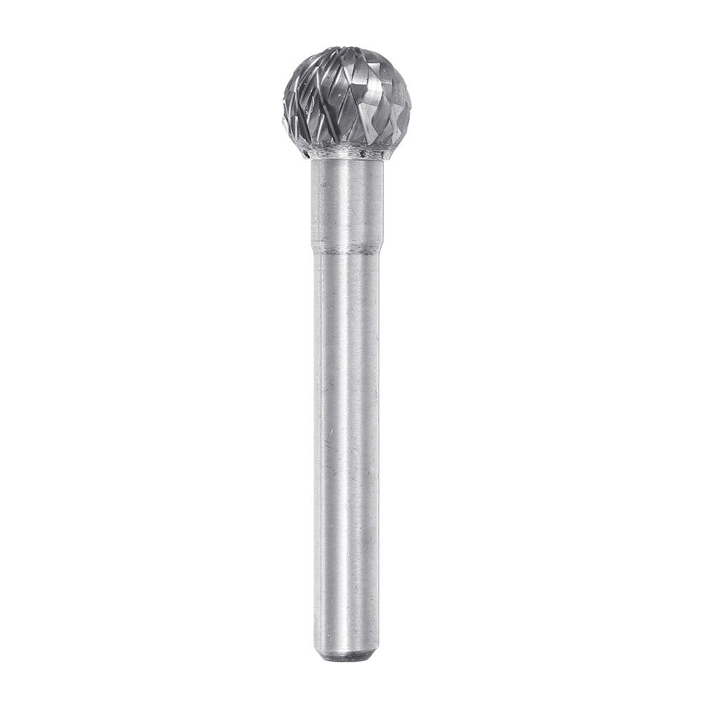 5pcs 6x12mm Double Lines Rotary File Burr Tungsten Carbide Rotary Cutter Files for Rotary Drill