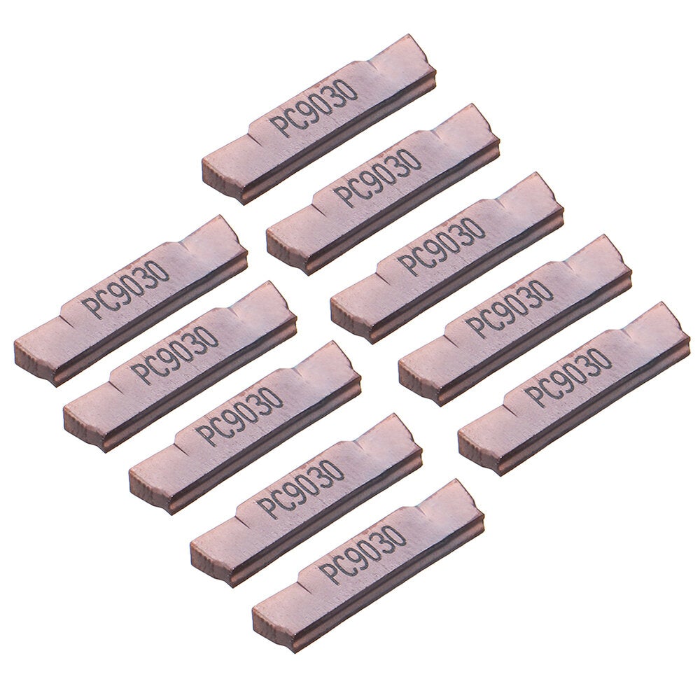 10pcs 2mm Carbide Insert for MGEHR/MGIVR Grooving Cut Off Tool Holder