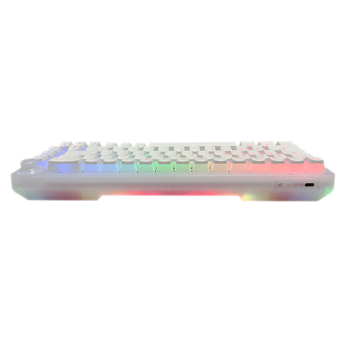 Mechanical Gaming Keyboard Customized Keyboard 67 Keys Hot Swapable Triple Mode Type-C Wired Bluetooth 2.4G Wireless With Rotate Button