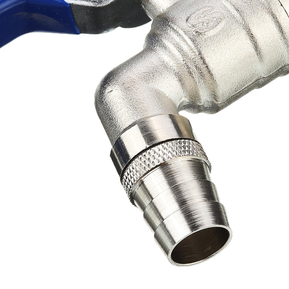 2'' Brass Tank Drain Adapter to 1'' Garden Tap Hose Barb Coupler Coarse Thread Outlet Connector Valve Fitting Parts for Home
