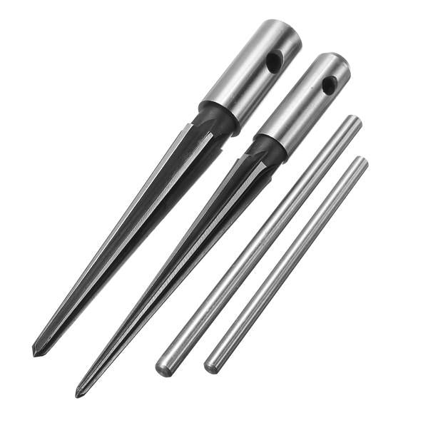 2pcs 1/8-1/2 Inch And 5/32-7/8 Bridge Hole Tapered Hand Held Reamer Set
