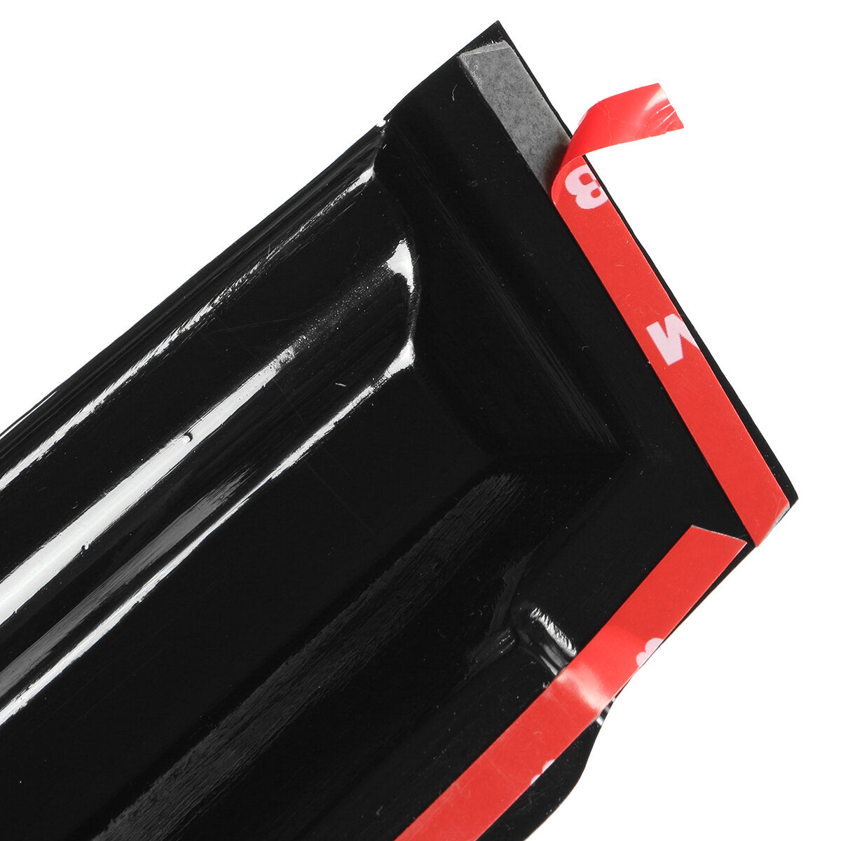 4Pcs Plastic Exterior Visor Vent Shades Fit 98-02 Accord 4DR Sedan Mugen Style 3D Wavy Window Sun Rain Guard Deflector