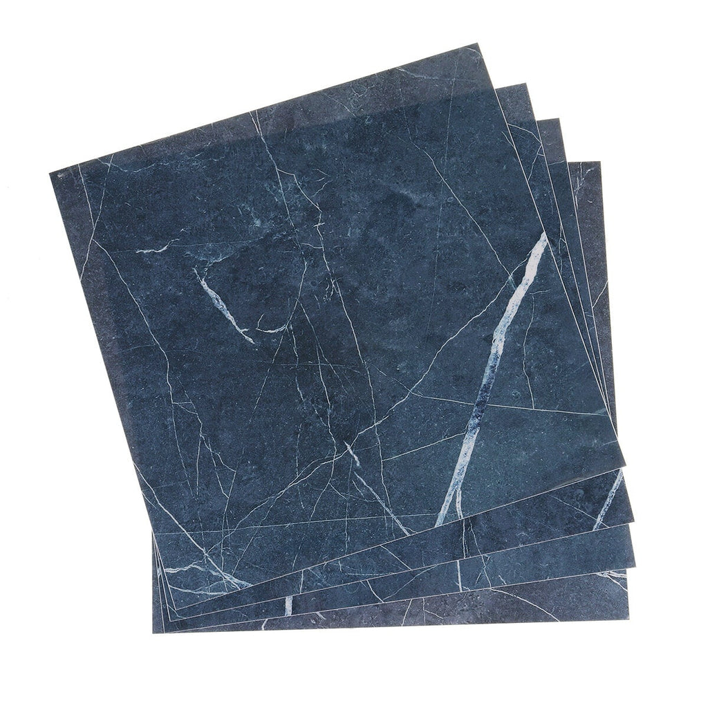 4Pcs 11x11'' 3D Wall Sticker Bathroom Non-Slip Decals Art Poster Decoration