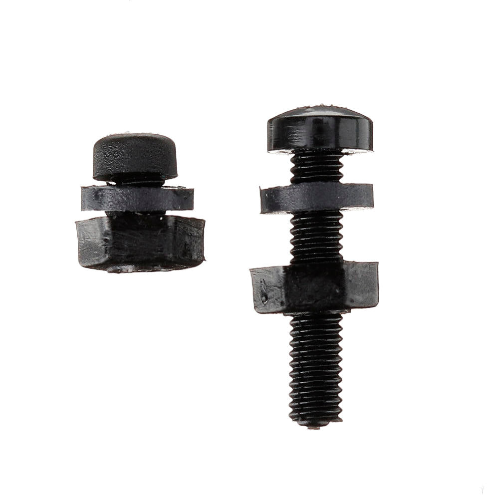 500Pcs M2.5 Nylon Screw Bolt Black Round Cross Screw Hex Nut Spacer Nylon PCB Assortment