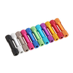 10Pcs M3 25mm Knurled Standoff Aluminum Alloy Multicolor