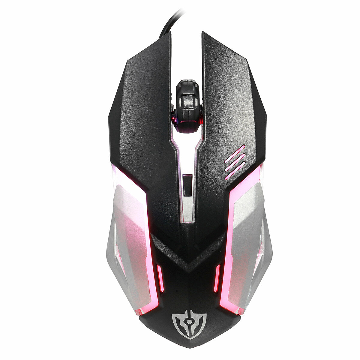 4-in-1 Keyboard Mouse Headset Mouse Pad Set USB Wired 104 Keys Punk Keycaps Keyboard Mouse Over-Ear Headset Mouse Pad Combo Set