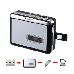 USB Cassette Tape Music Audio Player to MP3 Converter Adapter Capture Recorder Recording Into Flash Drive
