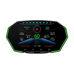 4Inch F11 HUD Head Up Display Car Speedometer OBD GPS System Gradiometer Auto Diagnostic Tool