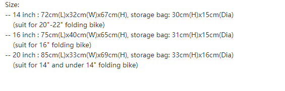 Portable Folding Bike Bicycle Carrier Carry Packing Storage Bag Cover