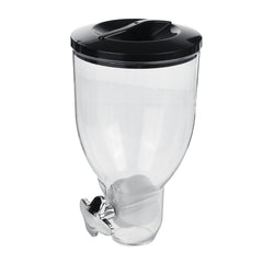 Double Cup Dry Food Dispenser Transparent Body for Cereal Grains Rice