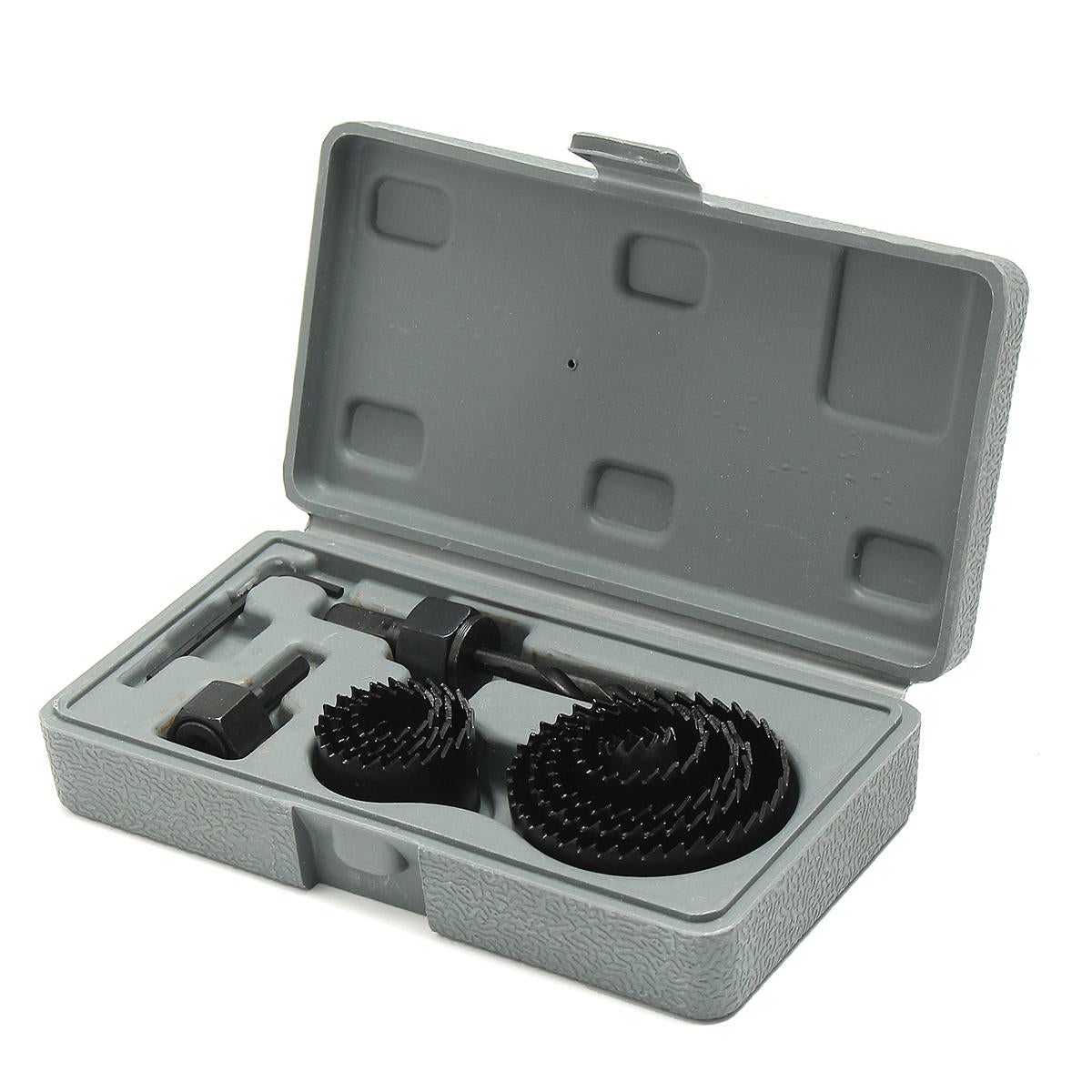 11pcs Hole Saw Cutter Set 19-64mm Carbon Steel for Wood Metal Cutting