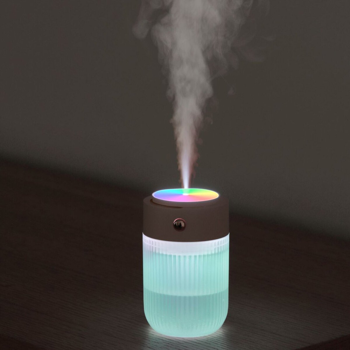 250ml Mini Portable Air Humidifier USB Mist Maker with RGB Night Light for Car Home Office