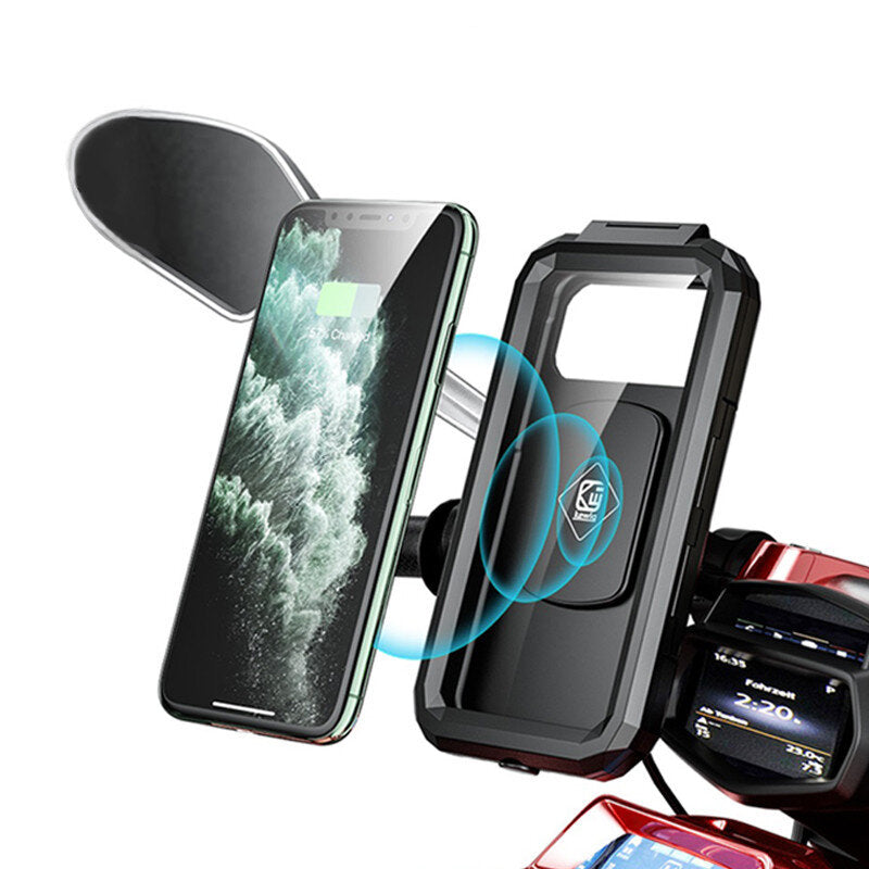 4.7-6.8'' Bike Phone Holder Waterproof Motorcycle Handlebar Phone Mount Brackets