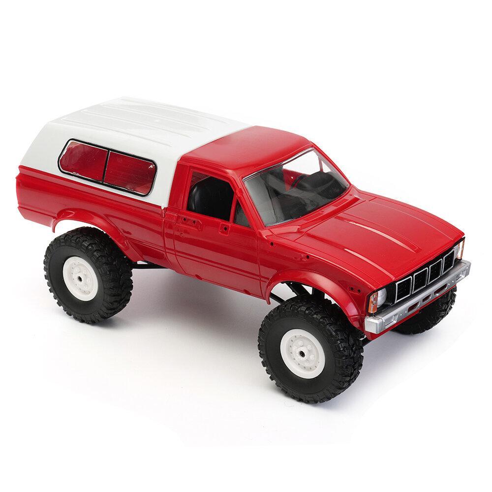 RTR 4WD 2.4G Military Truck Crawler Off Road RC Car 2CH Toy