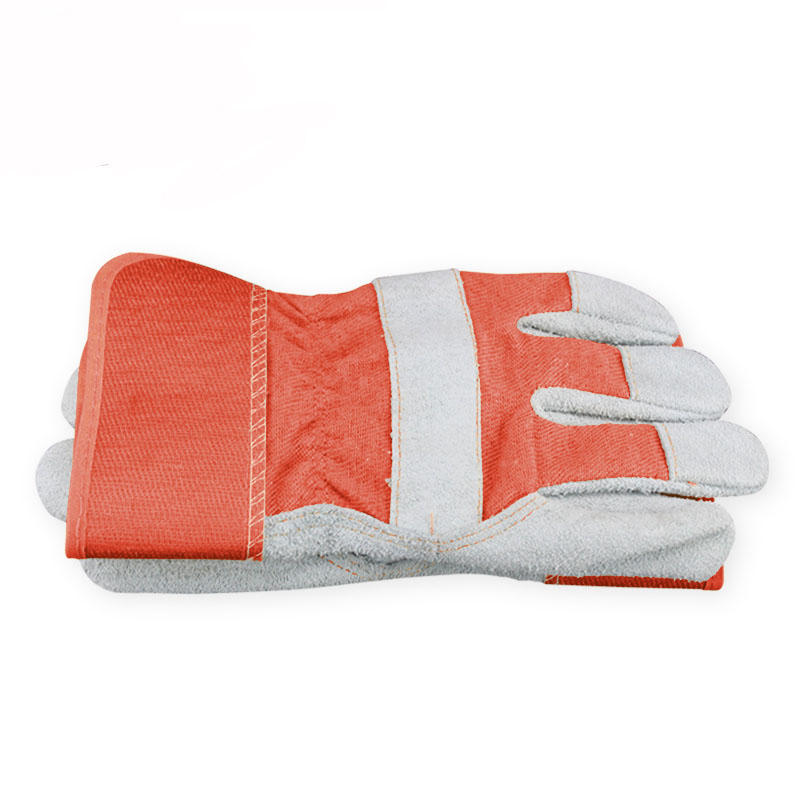 Gardening Protective Work Gloves Cow Split Leather Transport Driving Carrying Factory Working Glove