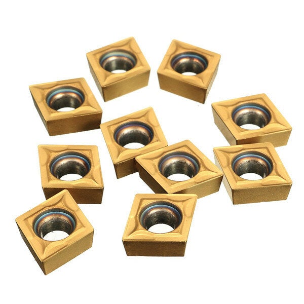 10pcs CCMT09T304 CCMT32.5 Carbide Insert For Lathe SCLCR Turning Tool Holder