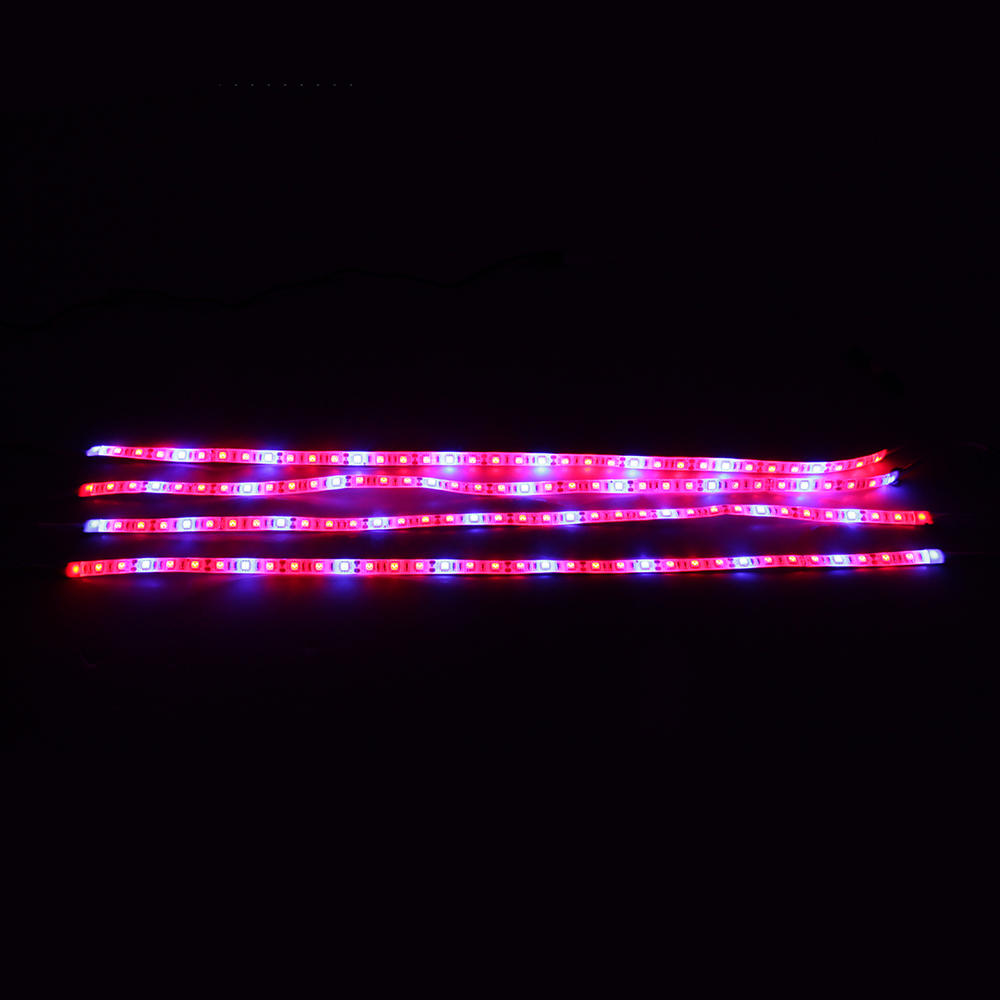 4 Pcs 20W 36 LED Grow Light Strip Red:Blue 4:1 Waterproof LED Plant Light EU/US Plug AC100-240V