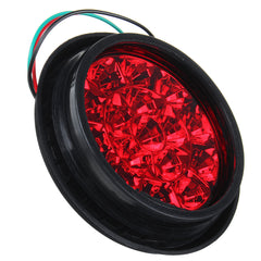 24V 16LEDs Car Turn Signal Light Brake Stop Tail Lamp Waterproof Round