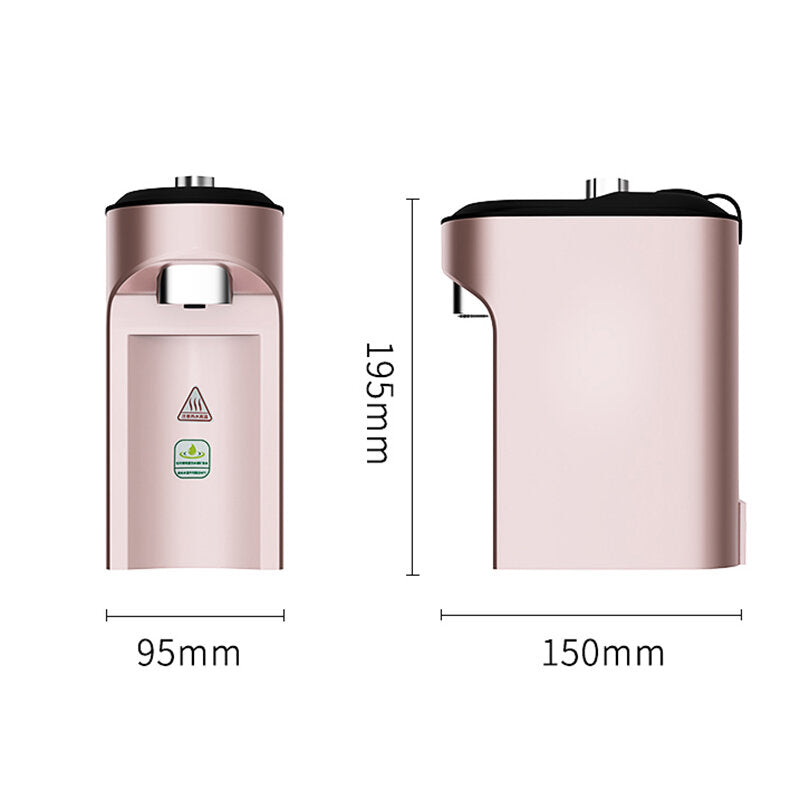 Mini Portable Instant Hot Water Machine 3 Seconds Speed Heating Multi-gear Temperature Control for Multi-scene Use