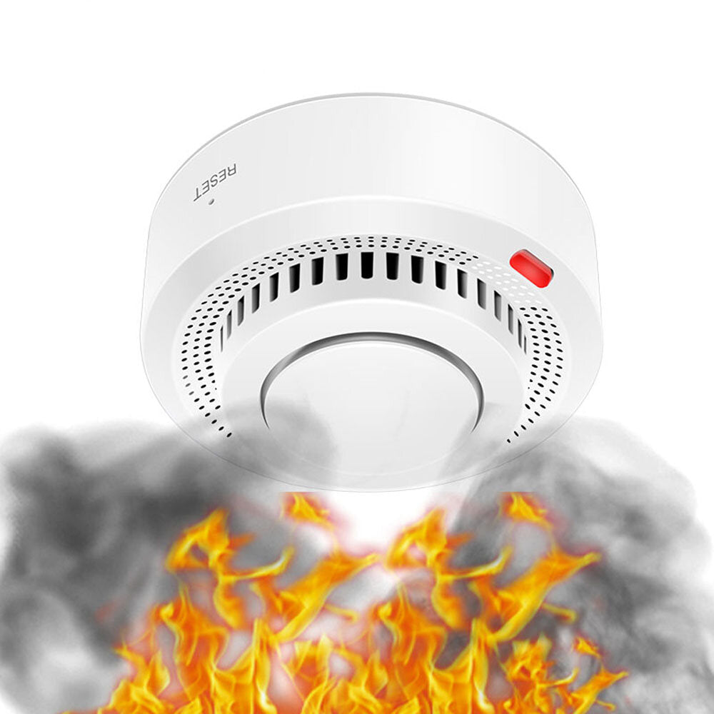 Smoke Alarm Fire Protection Wireless WiFi Smoke Detector Fire Alarm Work With Tuya APP For Home Security System