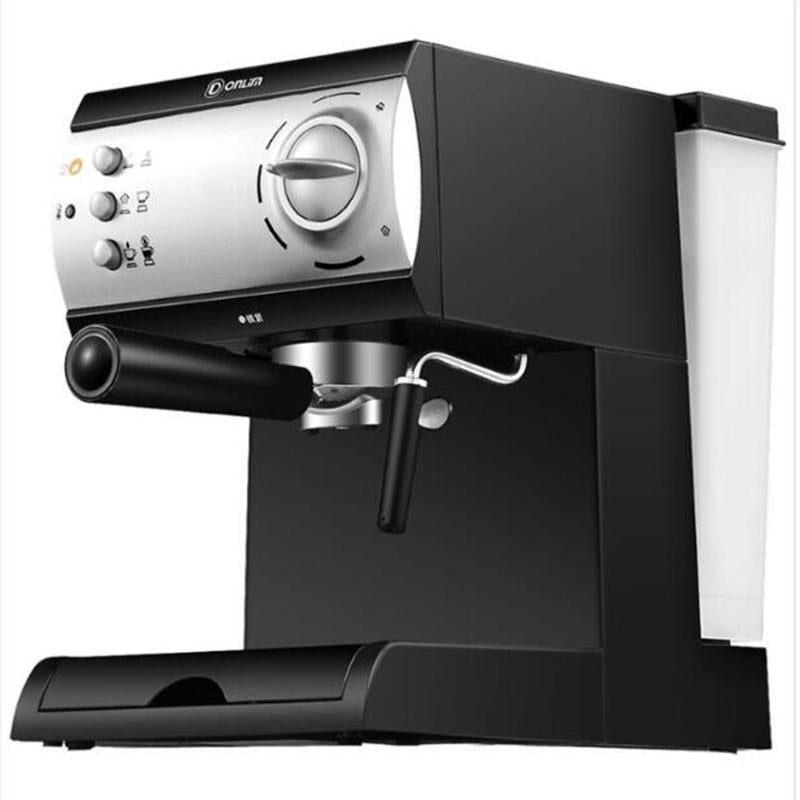 850W Full Semi-automatic Coffee Machine Steam Milk Foam Instant Home Commercial