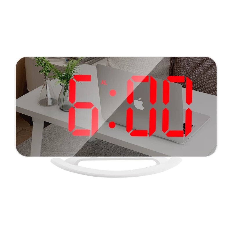 Automatic Dimming Electronic LED Alarm Clock Auto-sensing/Sleeping Function/Brightness Adjustable Alarm Clock
