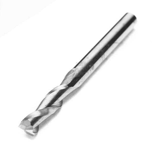 3.175mm 12mm Carbide CNC 2 Flute Spiral Bit End Mill Router Cutting Tool