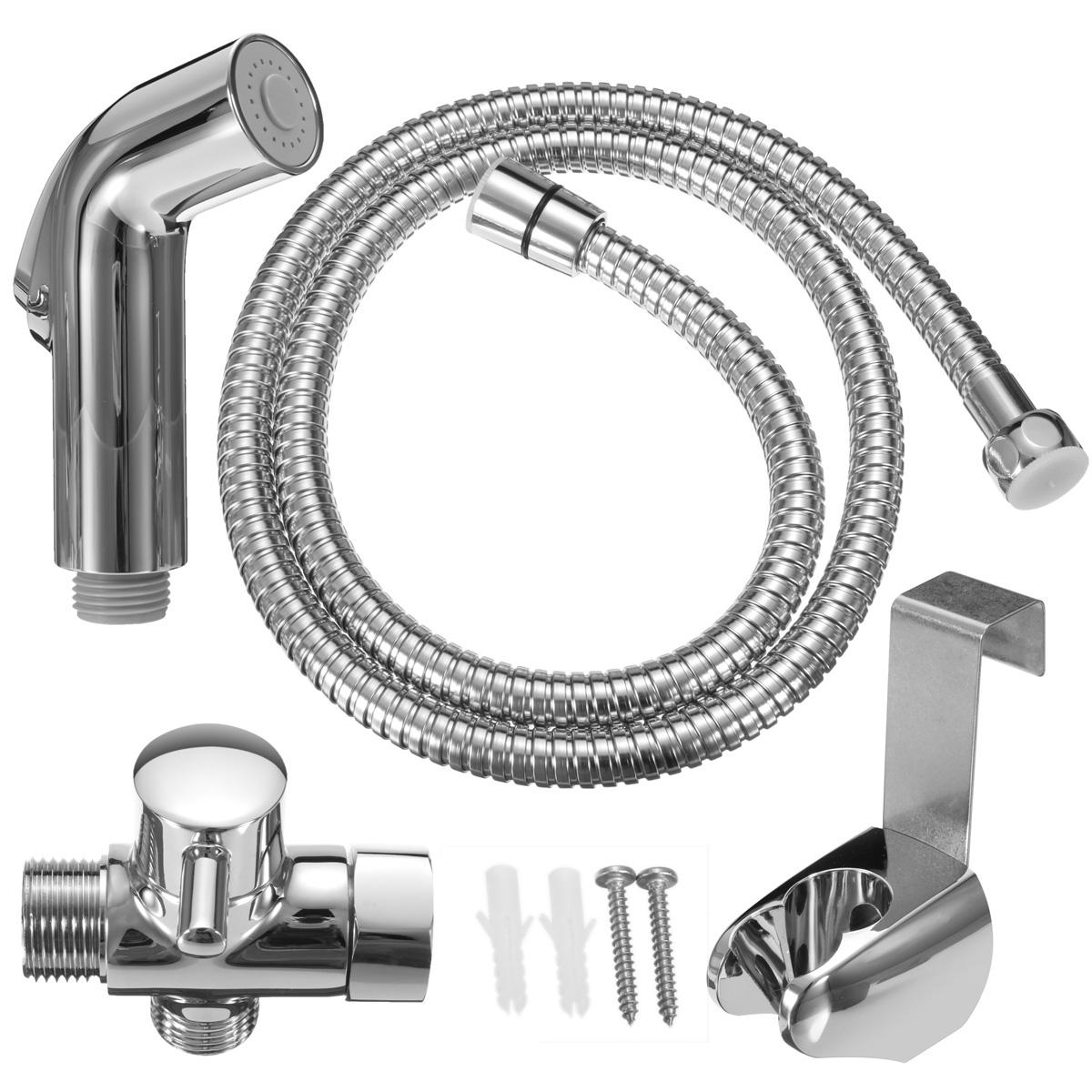 ABS Handheld Sprayer Bathroom Washroom Shower Bidet Spray Kit For Toilet Cleaning