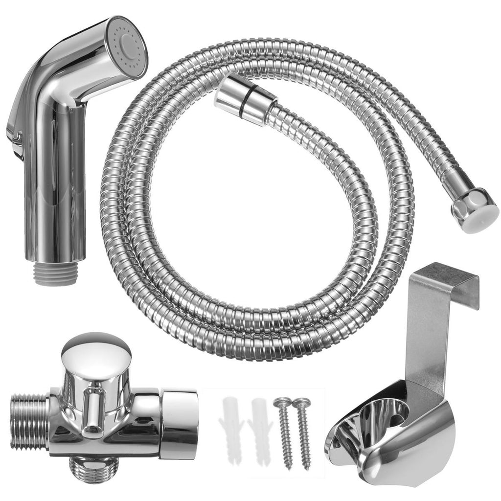 ABS Handheld Sprayer Bathroom Washroom Shower Bidet Spray Kit For Toilet Cleaning