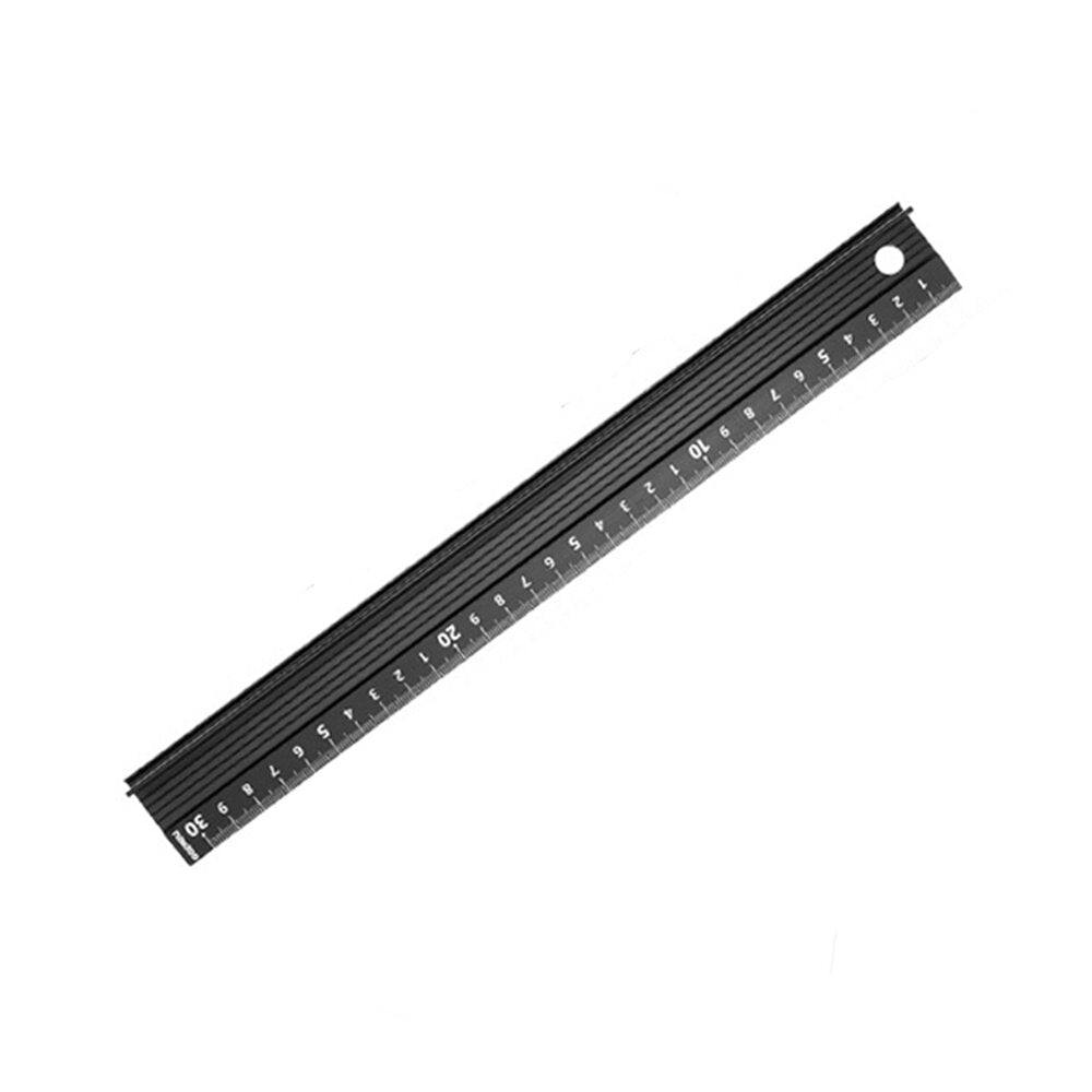 20/30/45 cm Aluminum Alloy Ruler Cutting Protection Anti Slip Drawing Tools Stationery School Student Office Measure Supplies