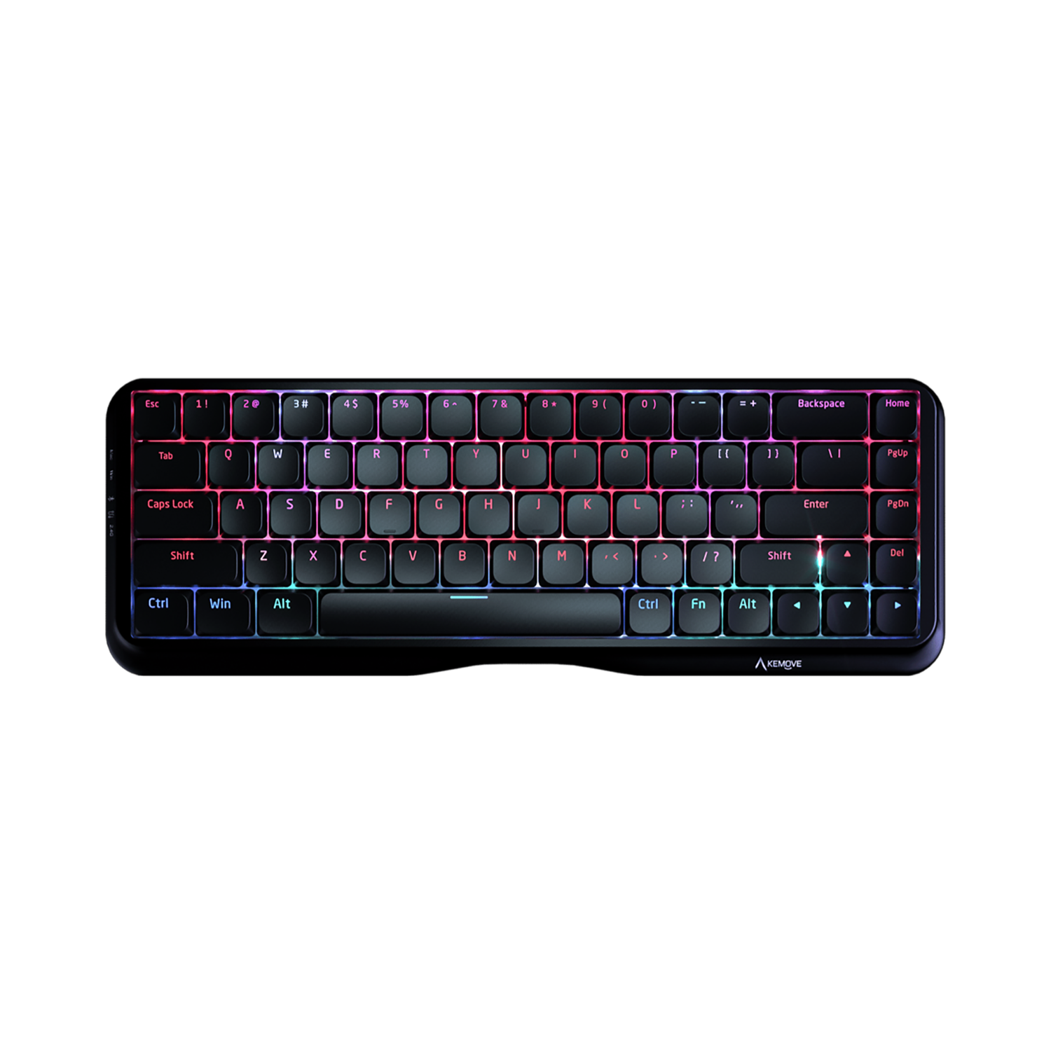Mechanical Keyboard Gateron Pro Switch 68 Keys Triple Mode Wireless Bluetooth5.0 + 2.4Ghz + Type-C Wired Hot-swappable Low-Ball Cap for Win