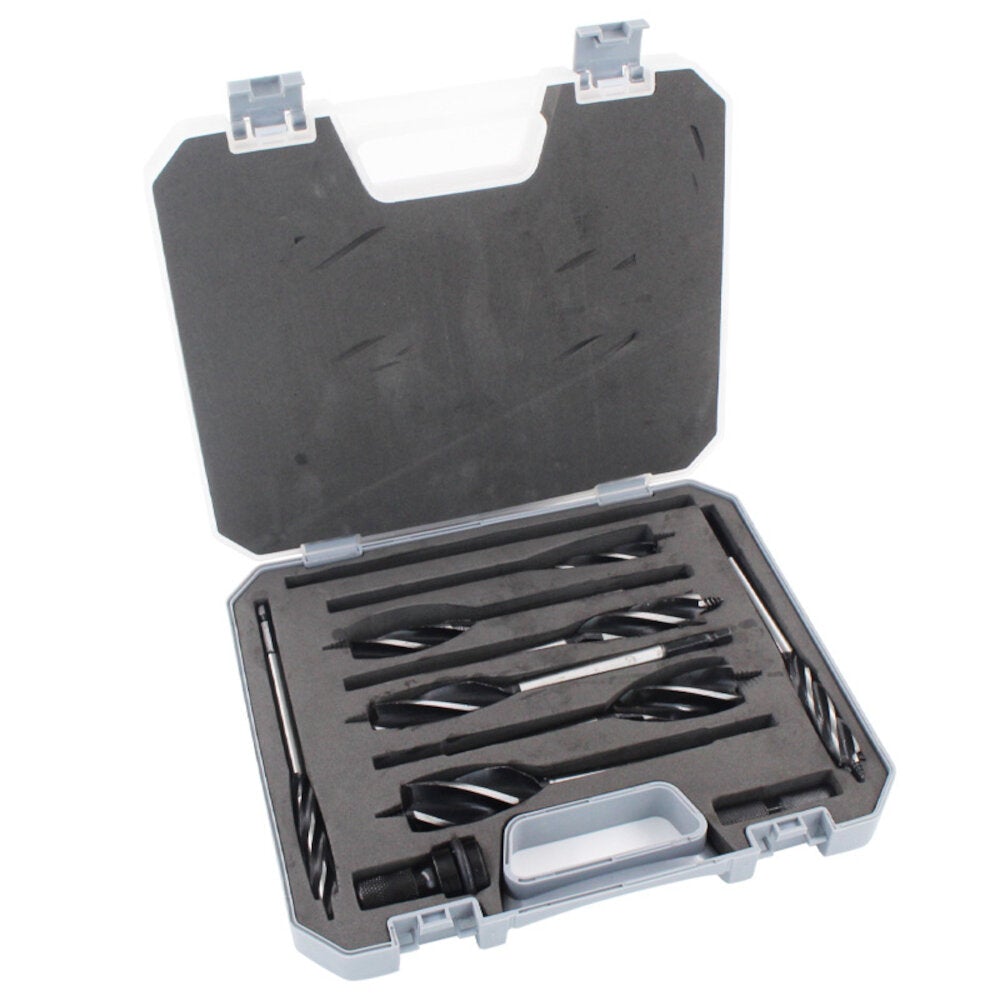11Pcs 1/4 Inch Hex Shank Auger Drill Bits 10-25mm Cutting Diameter Hole Saw Cutter Cut Auger Bits