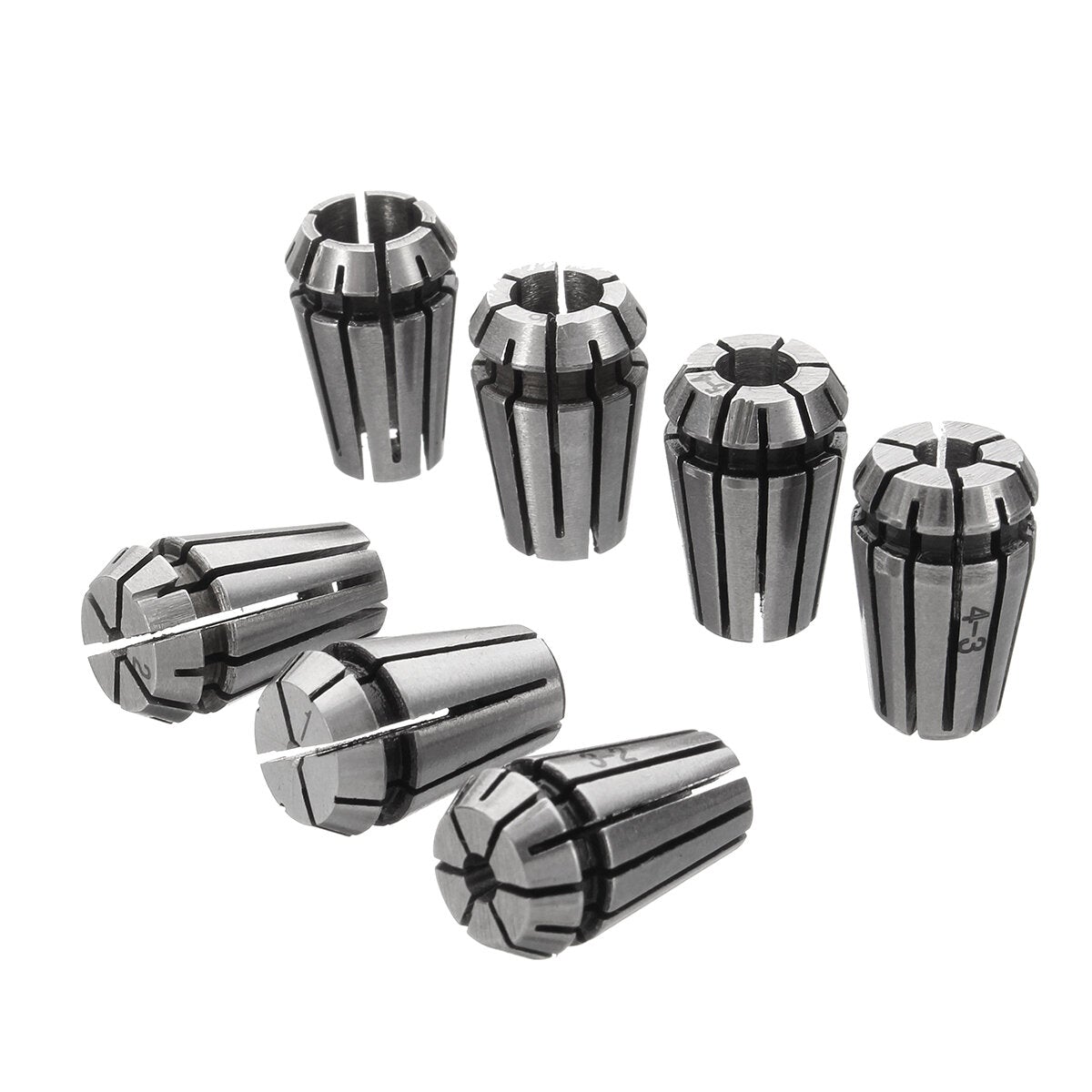 7Pcs ER11 1-7mm Spring Collets with ER11A 5mm Motor Shaft Holder