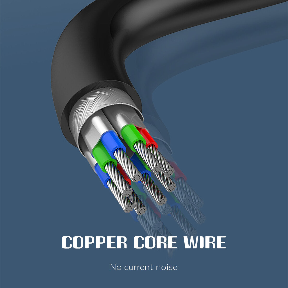 Wired Headphones Dual Dynamic Drivers 4 Speakers Noise Reduction Headset Line-Control In-Ear Earphones