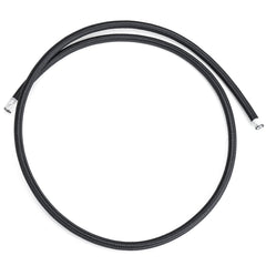 3FT Fuel Hose Oil Gas Line Pipe PTFE Nylon Stainless Steel Hose