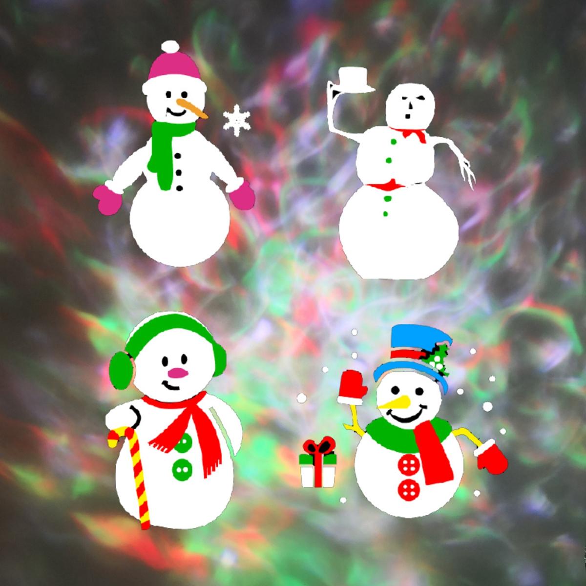 64 Patterns LED Christmas Snowflake Projector Light Outdoor Lawn Lamp Waterproof
