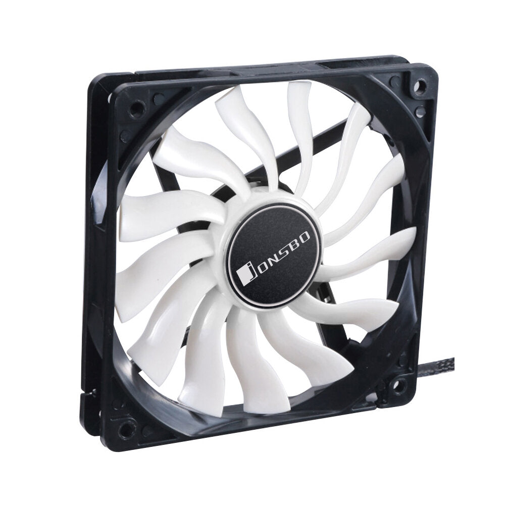 12cm Chassis Cooling Fan Smart Ultra-thin 4Pin CPU Silent PC Case Cooler for Computer