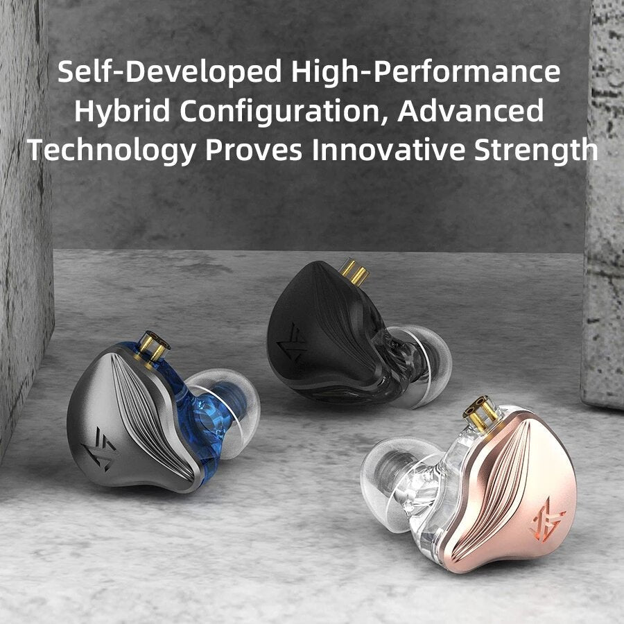 Static Electrostatic Driver Dynamic Drive Earphone Hi-Fi Bass Earbud Sport Noise Cancelling Headset KZ EDX PRO ZSN PRO