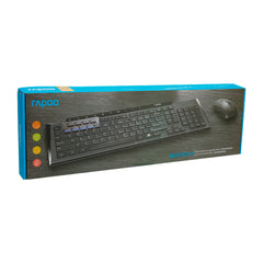 Multi-Mode Wireless Keyboard & Mouse Set Bluetooth 3.0/4.0/2.4GHz 113 Keys Keyboard 1600DPI Mouse Office Business Keyboard & Mouse Combo