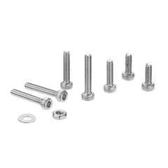 240Pcs M2 Hex Socket Cap Head Screw 304 Stainless Steel Washer Nut Assortment
